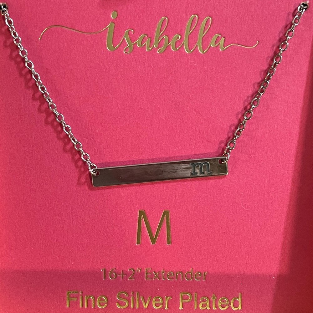 Isabella letter necklace